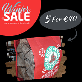 Beech Log Carry (Red) Bags 10kg
