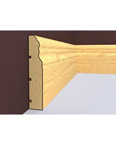 4.2m 022 X 125 (5"X1") Red Deal Moulded Skirting (M11)