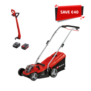 Einhell Pxc 18V Mower Ge-Cm 18/33 & 18V Trimmer Gc-Ct 18/24 1 X 4.0Ah