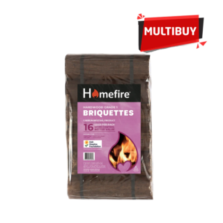 Homefire 10Kg Wood Eco Briquette (16 Per Pack) 