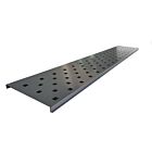 Satus Fence Square Holes Trellis Panel 1780x300mm Merlin Grey
