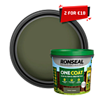 Ronseal One Coat Shed & Fence Forest Green 5L