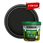 Ronseal One Coat Shed & Fence Tudor Black 5L