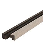 Fibrotech Completions Trims 3000 x 25 x 22mm x 2pcs - Grey Oak